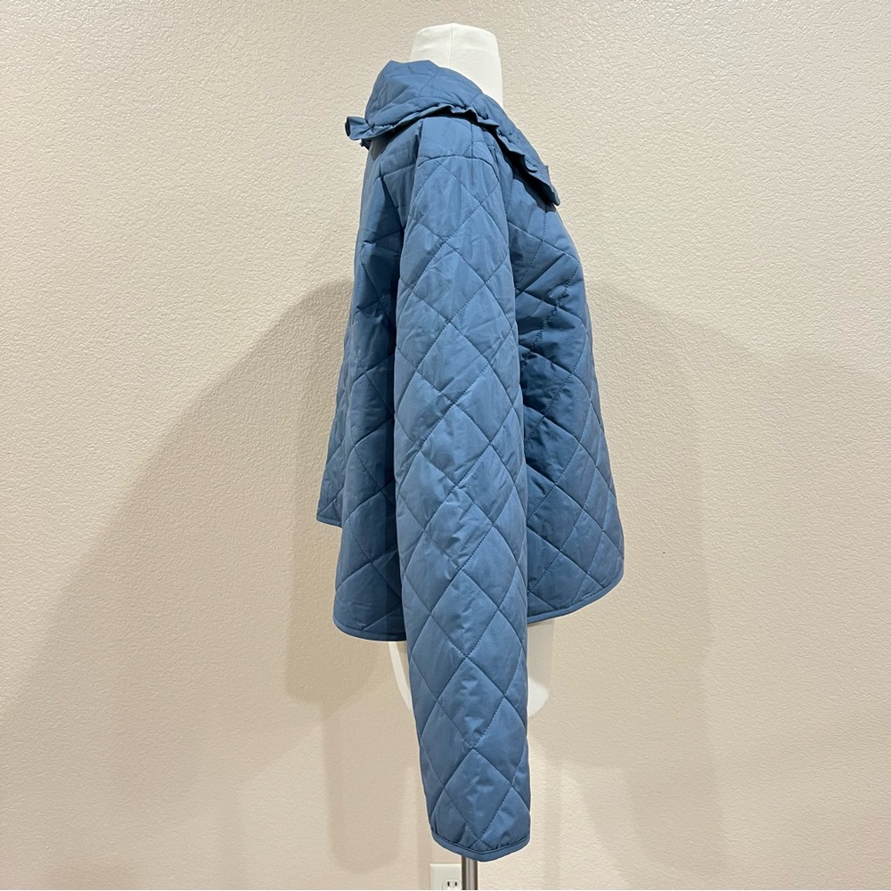 Lauren Conrad Quilted Jacket in Rendez Blue NWT Size XXL - Picture 7 of 15